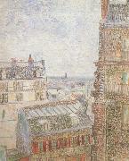 Vincent Van Gogh View of Paris from Vincent's Room in t he Rue Lepic (nn04) oil painting picture wholesale